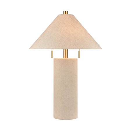 ELK HOME Blythe 26'' High 2-Light Table Lamp, Linen H0019-10338